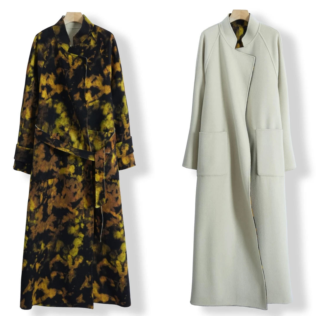 秋冬时尚毛呢大衣5311