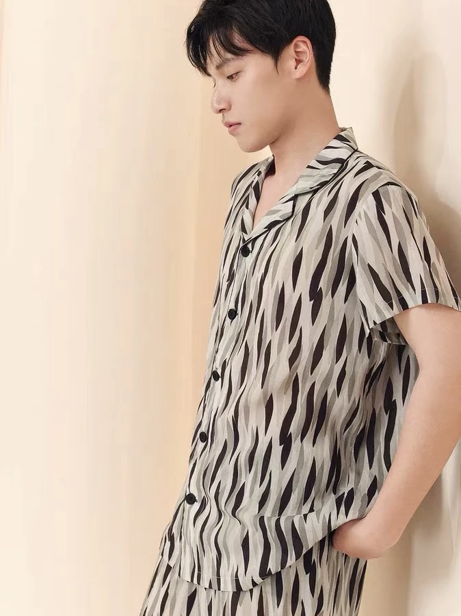 宽画25 春夏情侣款家居服男款