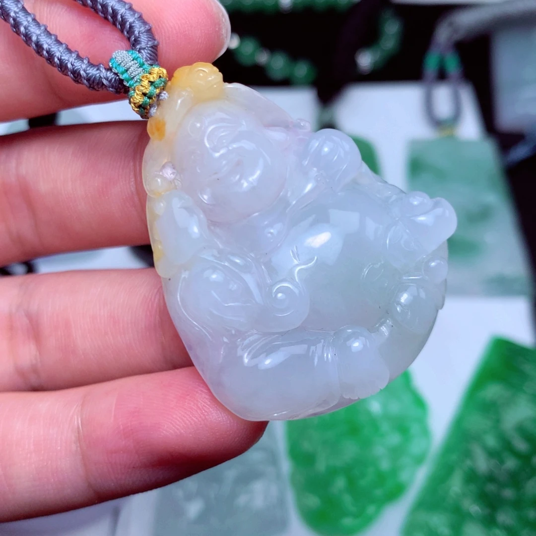 颈饰未镶嵌翡翠天然A货翡翠