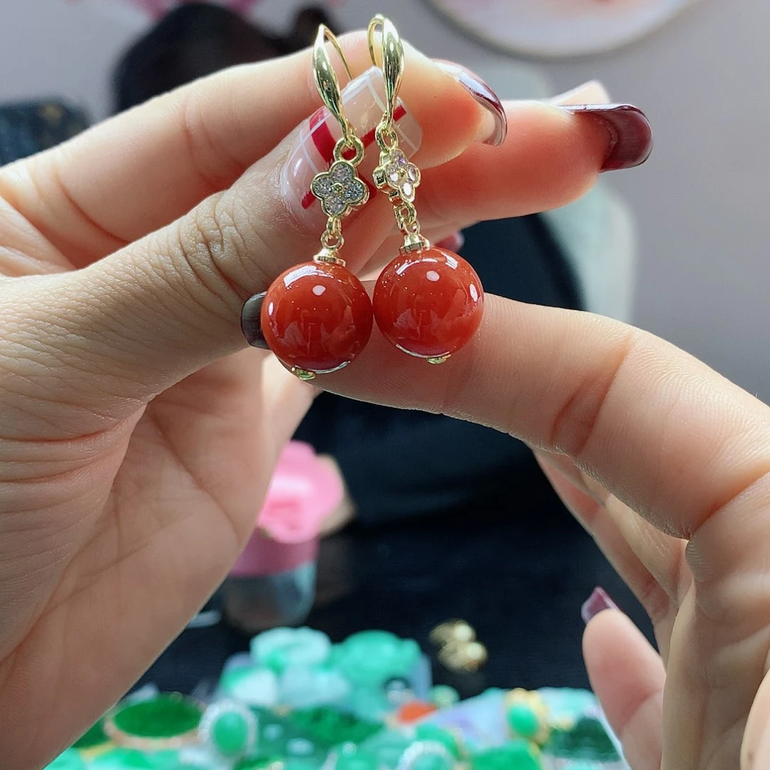 【闪购商品】翡翠耳饰未镶嵌，