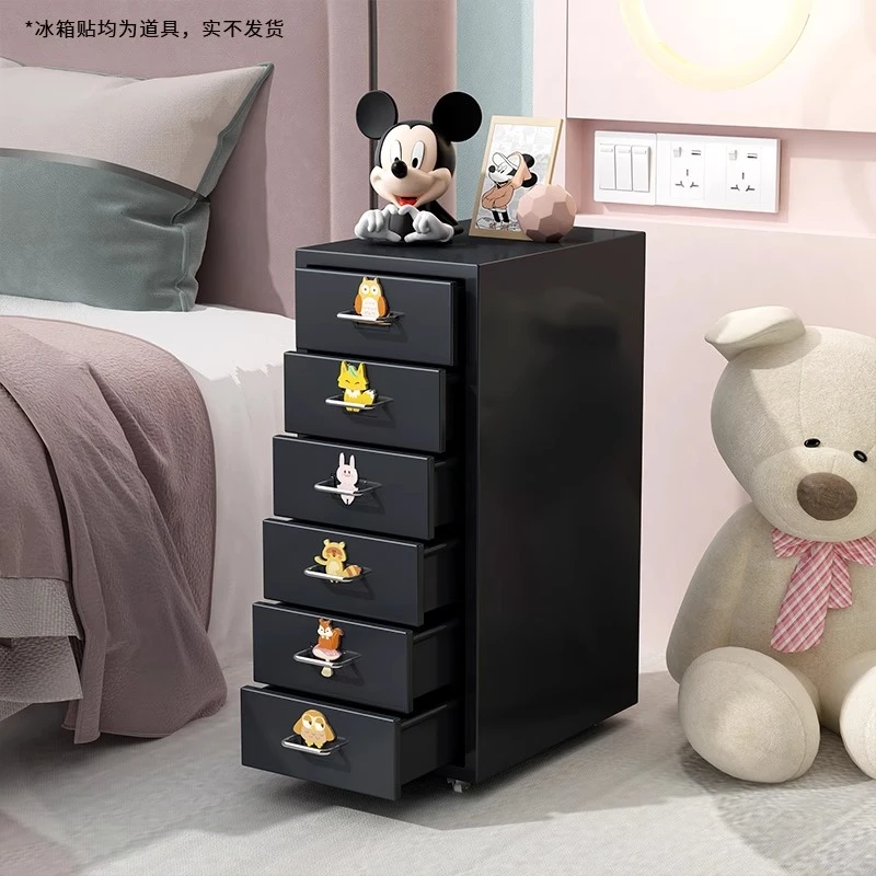 海尔默DIY多层抽屉柜分类夹缝抽屉式杂物储物柜桌下收纳柜铁皮柜
