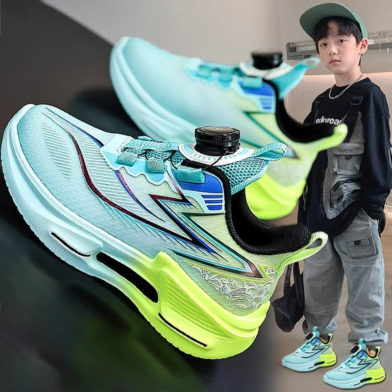 品牌断码男童运动鞋夏季新款轻便儿童跑步鞋中大童单网透气篮球鞋