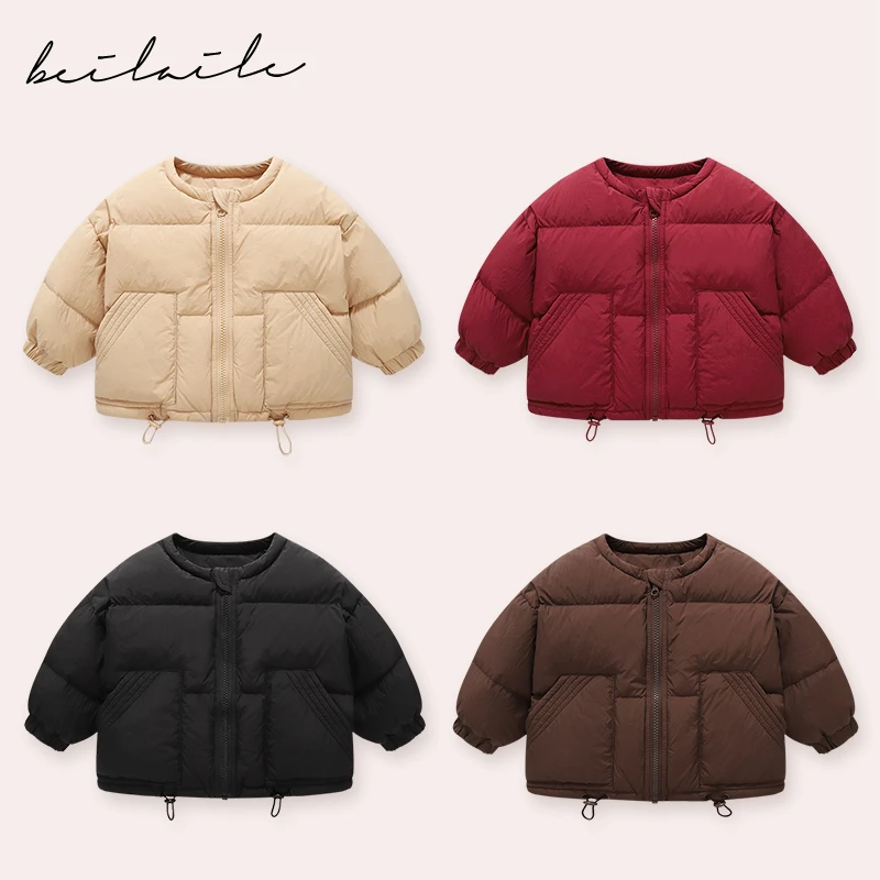 【高充绒量】【杜邦三防羽绒外套】婴儿童外套男女宝宝加厚羽绒服G26