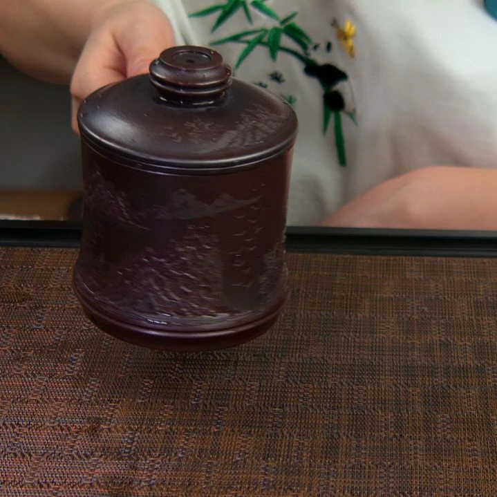 茶杯紫砂高货放漏