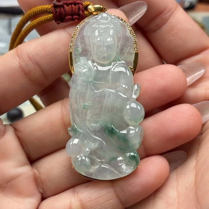 翡翠未镶嵌颈饰天然翡翠a货