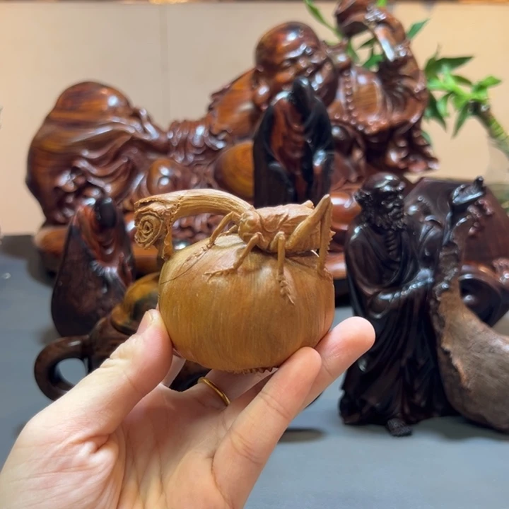 木老山檀香大蒜摆件