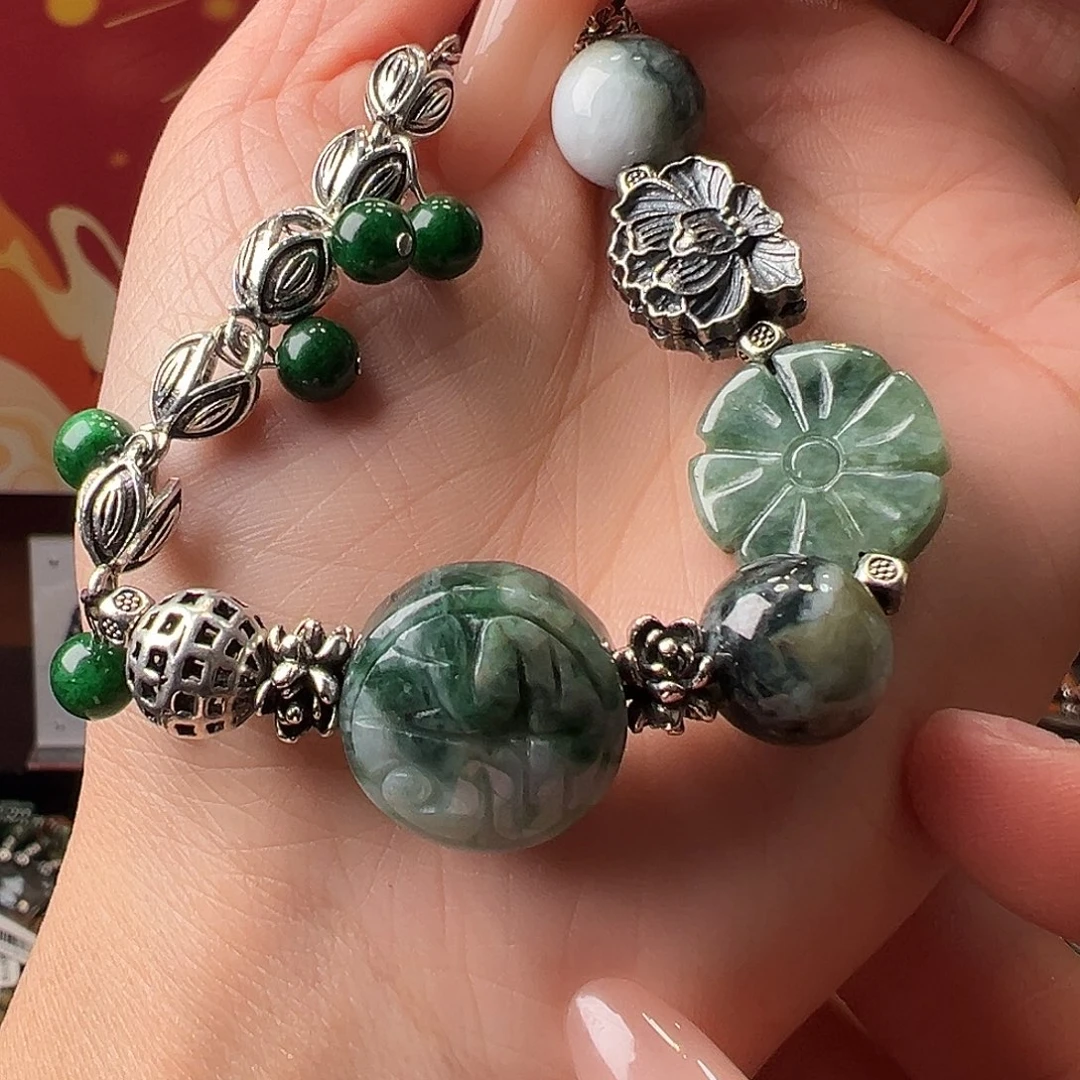 翡翠未镶嵌手链手链