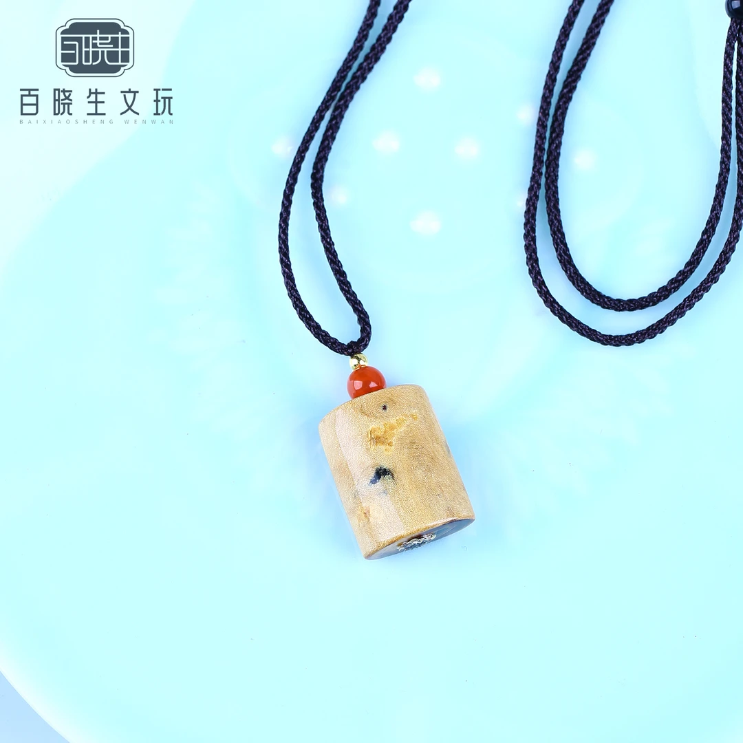 非金属木质吊坠 【百晓生】柳柳 随型大号块块 吊坠 男女款