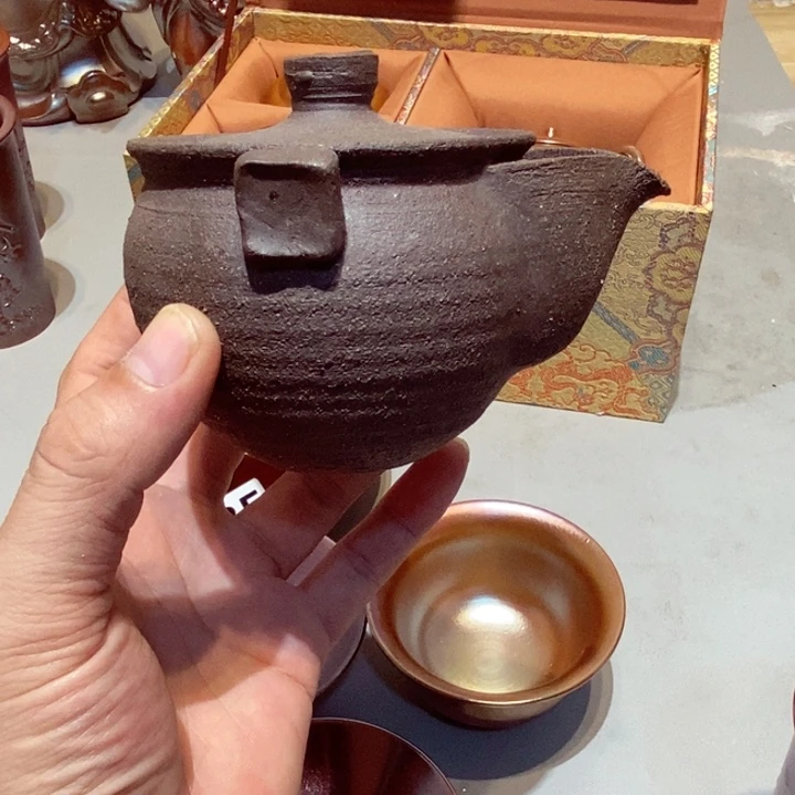 柴烧茶具陶瓷杯子