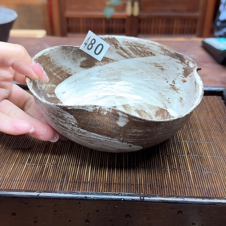 纯手工制作粗陶茶具