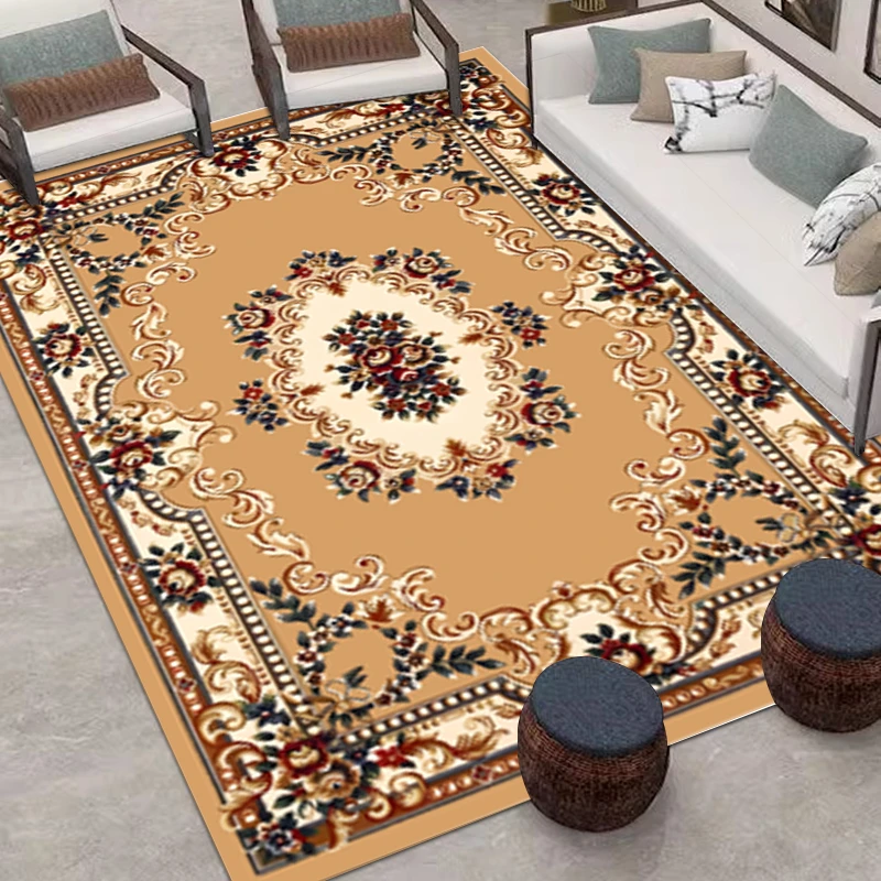 【金钟花】200x300欧式客厅卧室吸水防滑百搭客厅轻奢茶几垫地毯