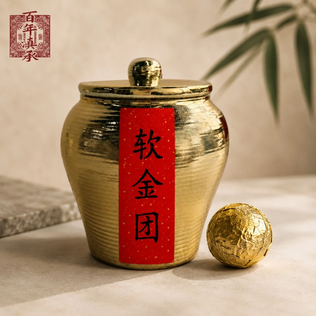 【软金团】2020年临沧普洱古树生龙珠6颗(支持试喝1颗)