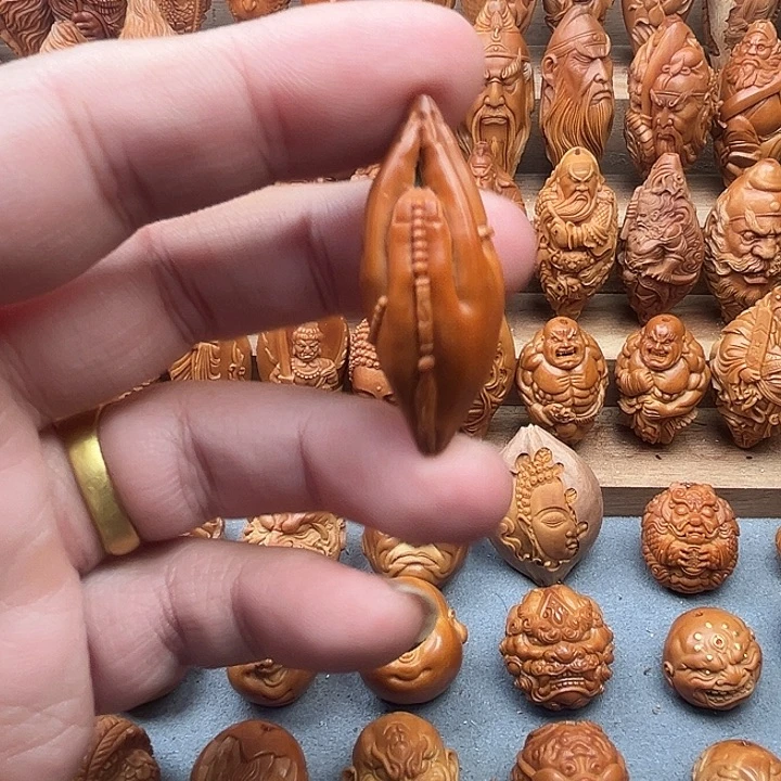 橄榄核吊坠17佛手