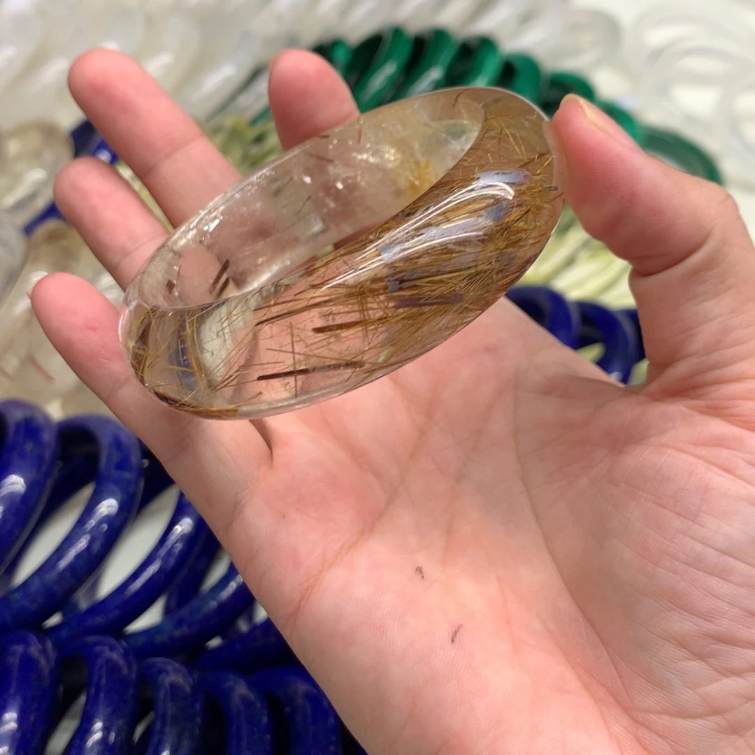 小***园发晶未镶嵌手镯手镯