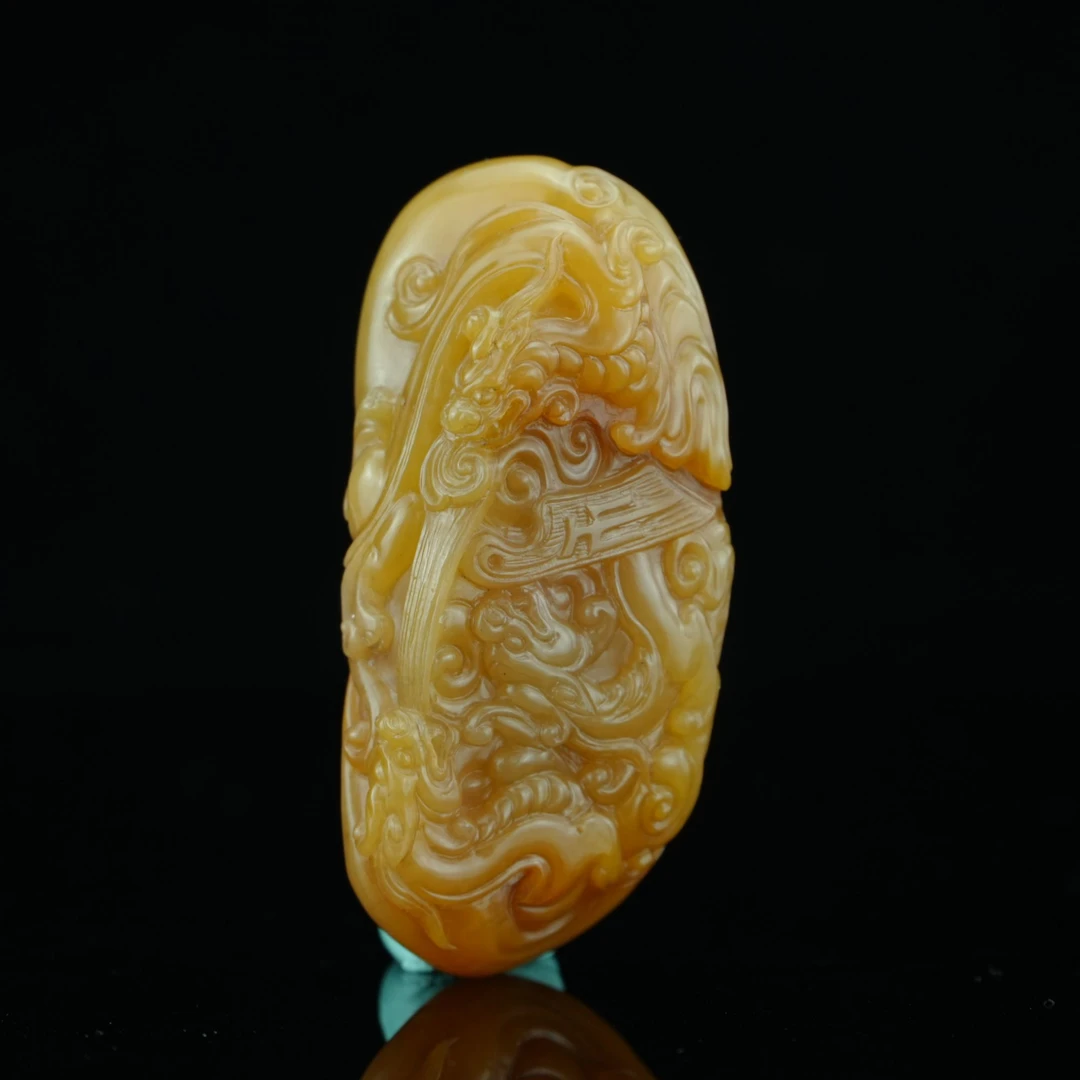 郑则金作/田黄 螭虎群/朵云轩 TW26009FY