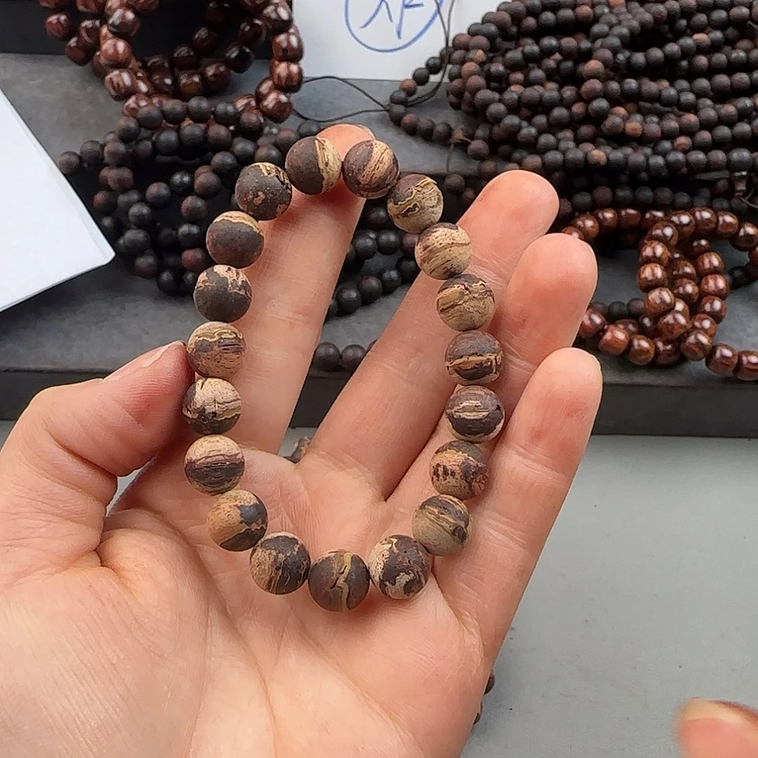 降真香手串/手链1.0黄油底黄金甲无胶