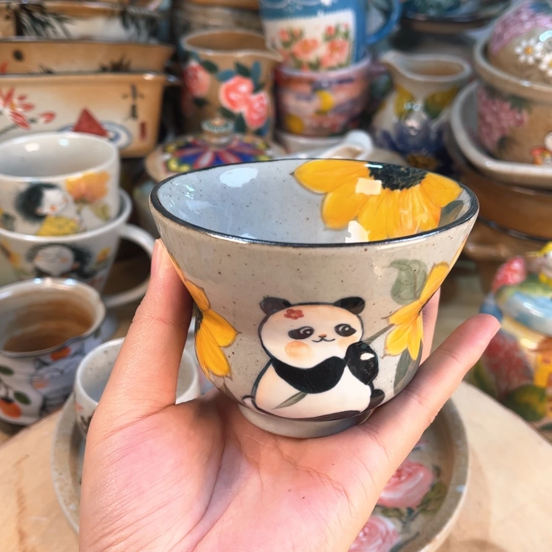 景德镇手工手绘杯