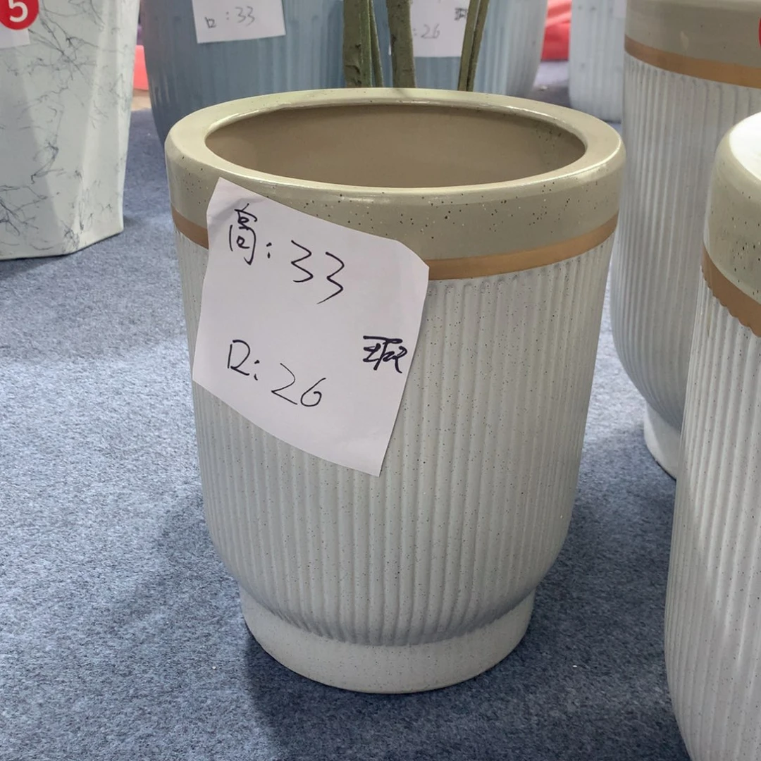 高温陶瓷花盆微瑕