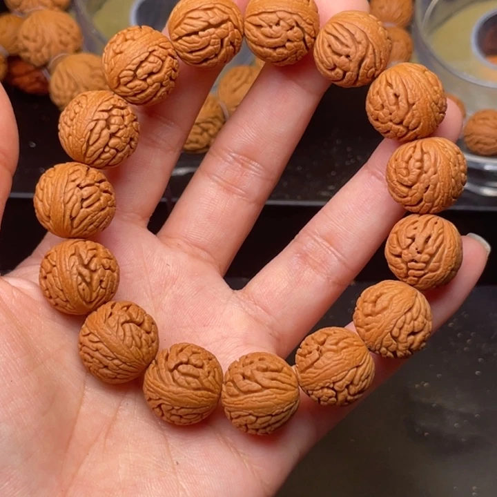 桃核手串绣球桃核16