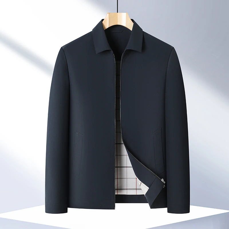 A8617男士休闲翻领行政夹克