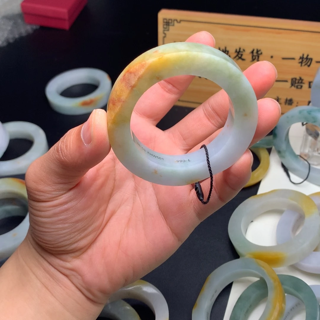 定制翡翠定制手镯未镶嵌定制手镯48-54