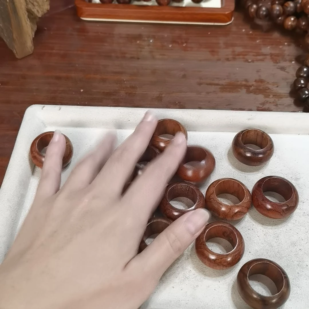 黄花梨/降香黄檀其他戒圈海南黄花梨