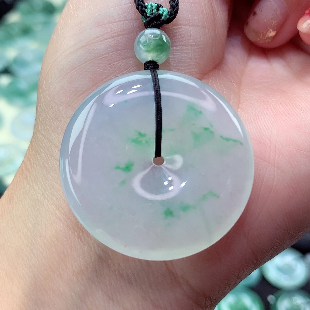 翡翠颈饰未镶嵌65翡翠33.8/6.1