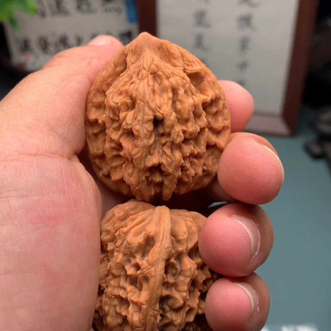t***r吊坠文玩核桃虎头44