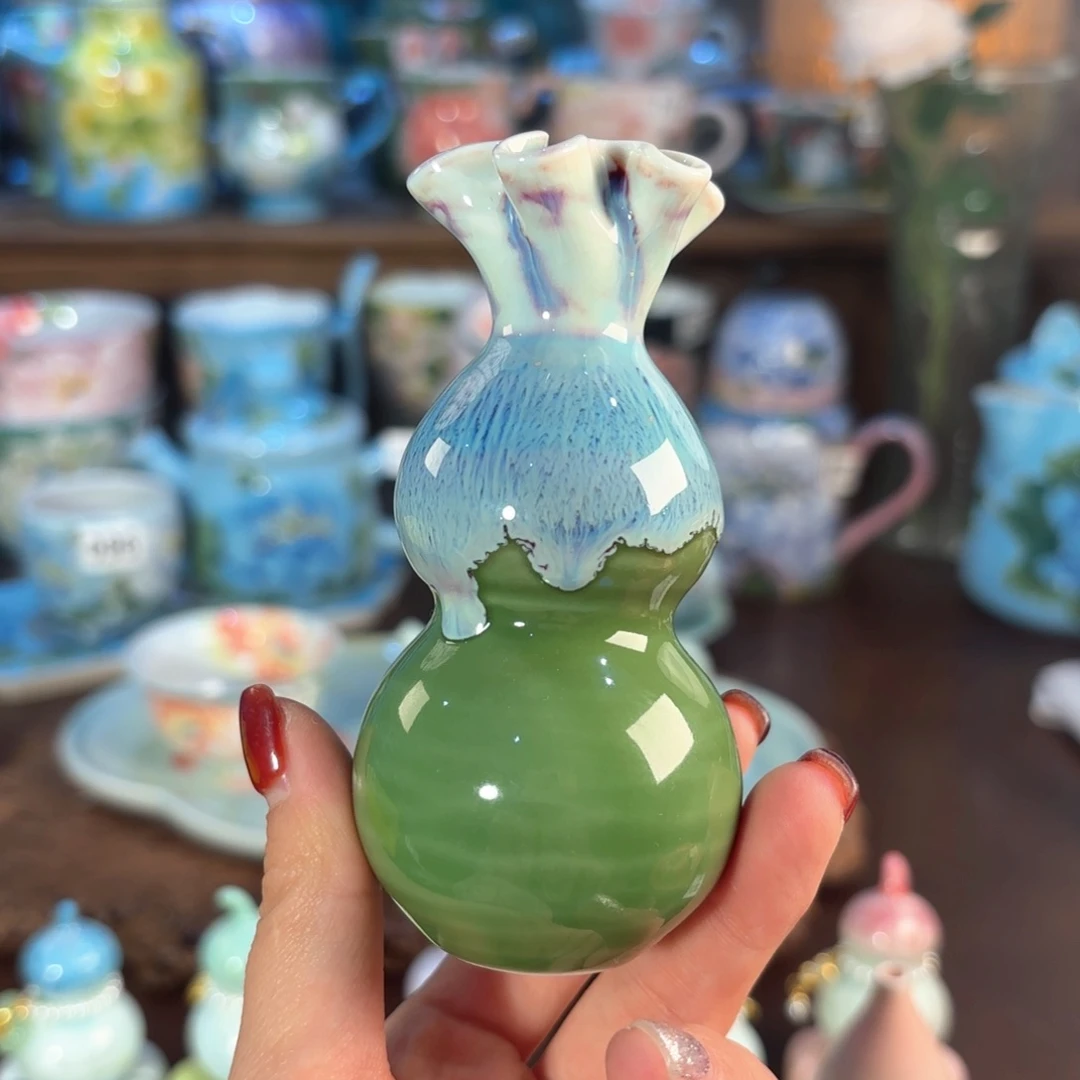 景德镇手绘高温釉下彩陶瓷茶具
