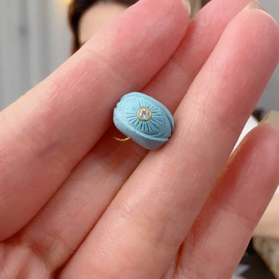 绿松石未镶嵌珠宝奇石