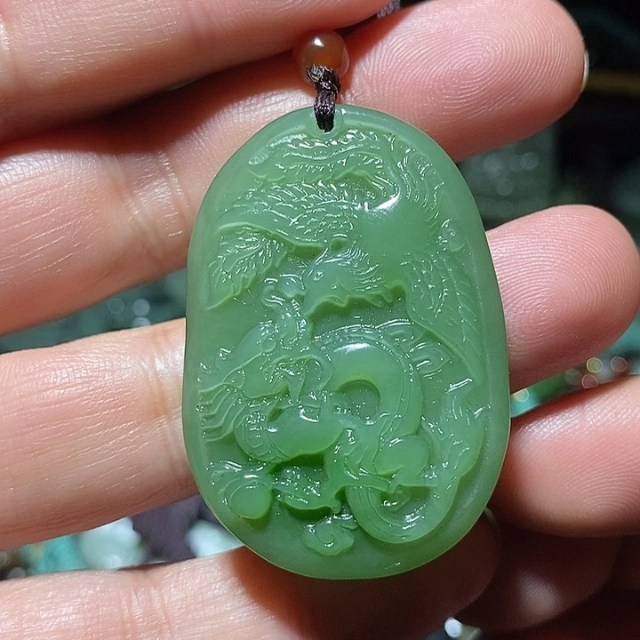 和田玉未镶嵌吊坠(不含链)