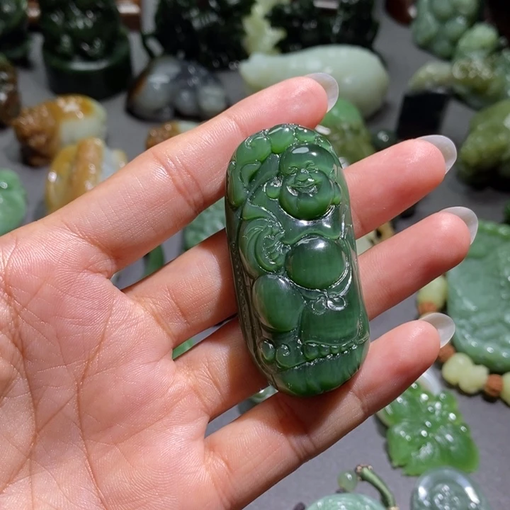 和田玉未镶嵌挂件এ****