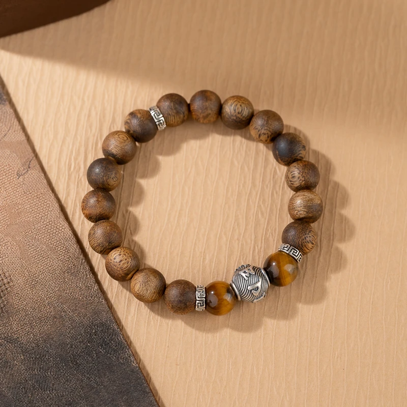 XIANYUAN/仙源 沉香莺歌绿奇楠沉香10mm六字单圈手串