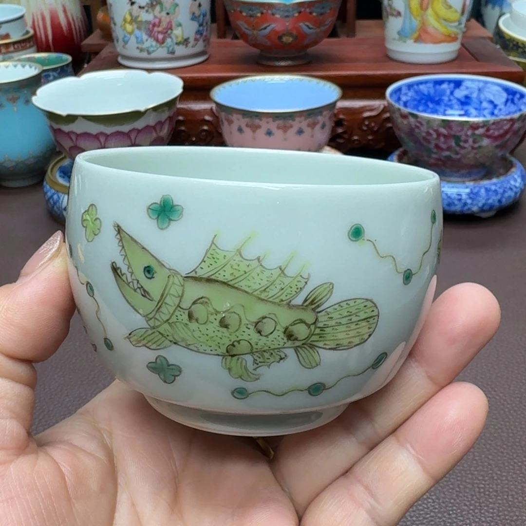 瓷片景德镇仿古手工制作精品展示