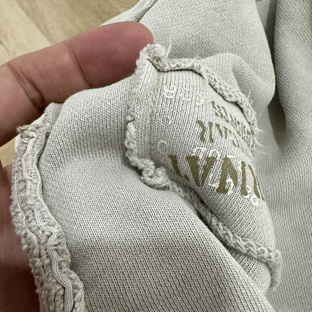 磨破做旧复古水洗卫裤