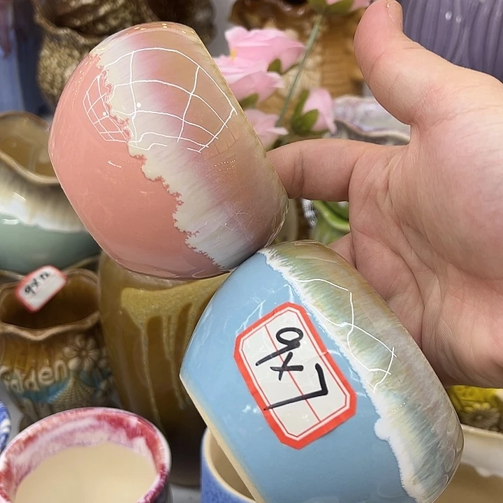 多肉植物陶瓷花盆9.99包邮