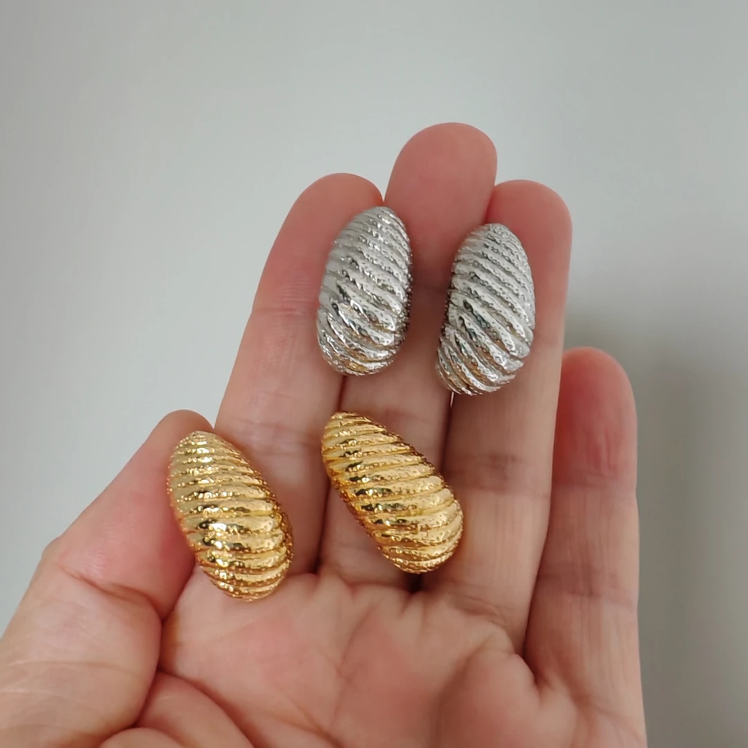 925银耳饰 【Qarlighach】银镀金耳饰设计师大气