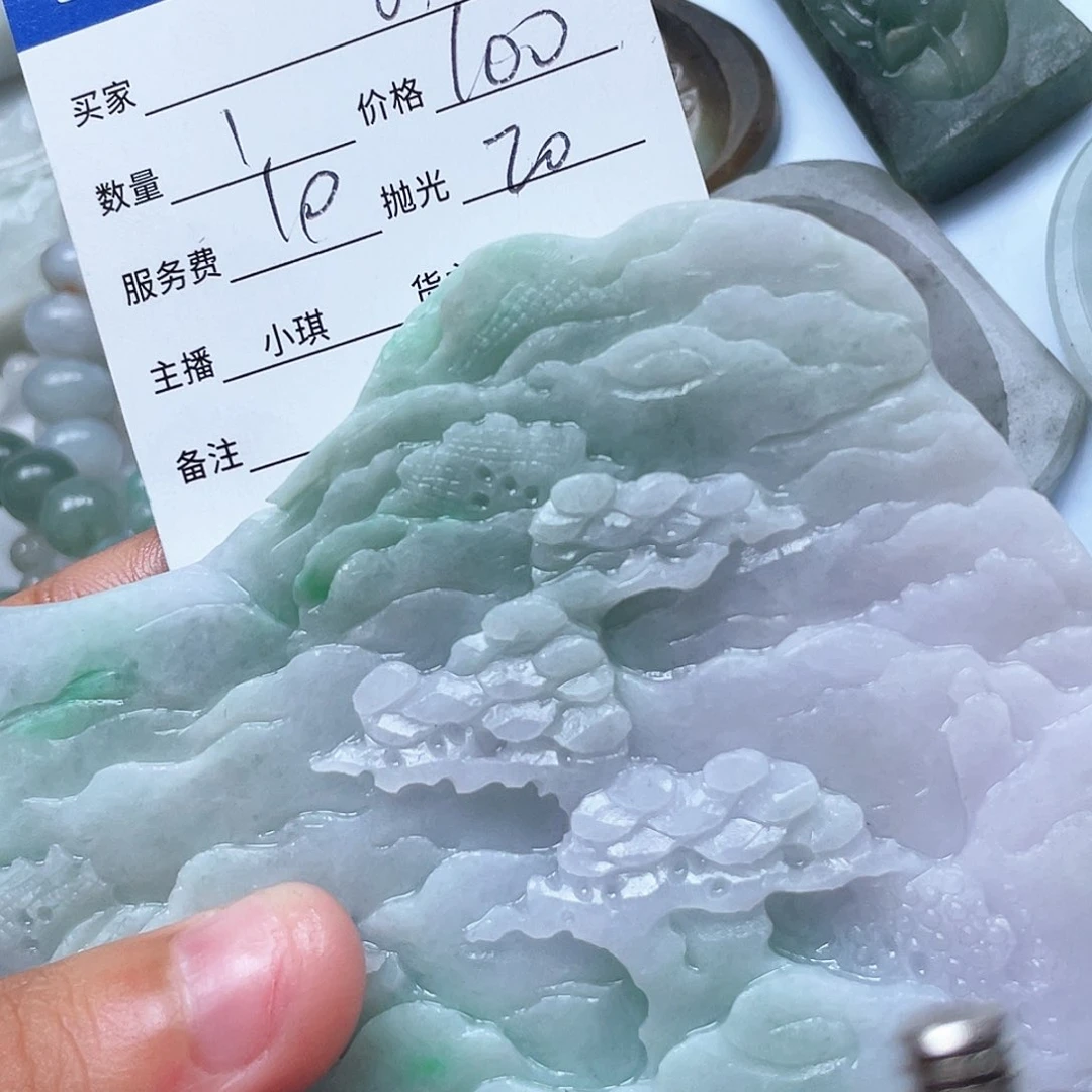 定制翡翠未镶嵌拾***⊙翡翠