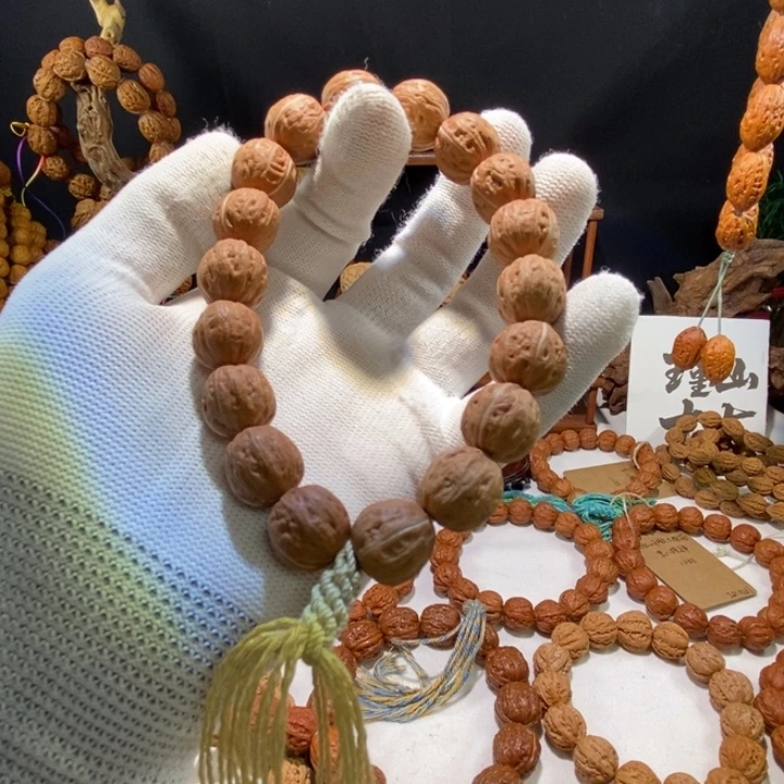 文玩核桃手串野生小核桃