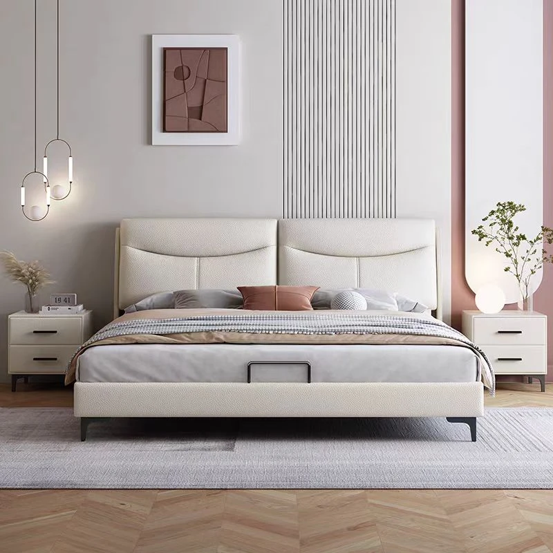 清样软体床1.5主卧轻奢双人床带床双人1.8米皮艺床婚床厂家直销