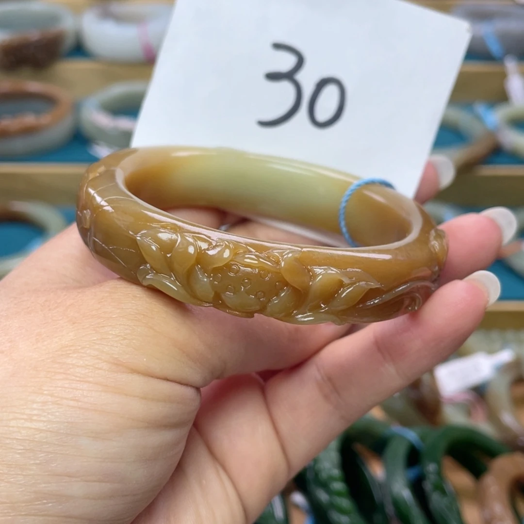 未镶嵌手镯和田玉圈口58