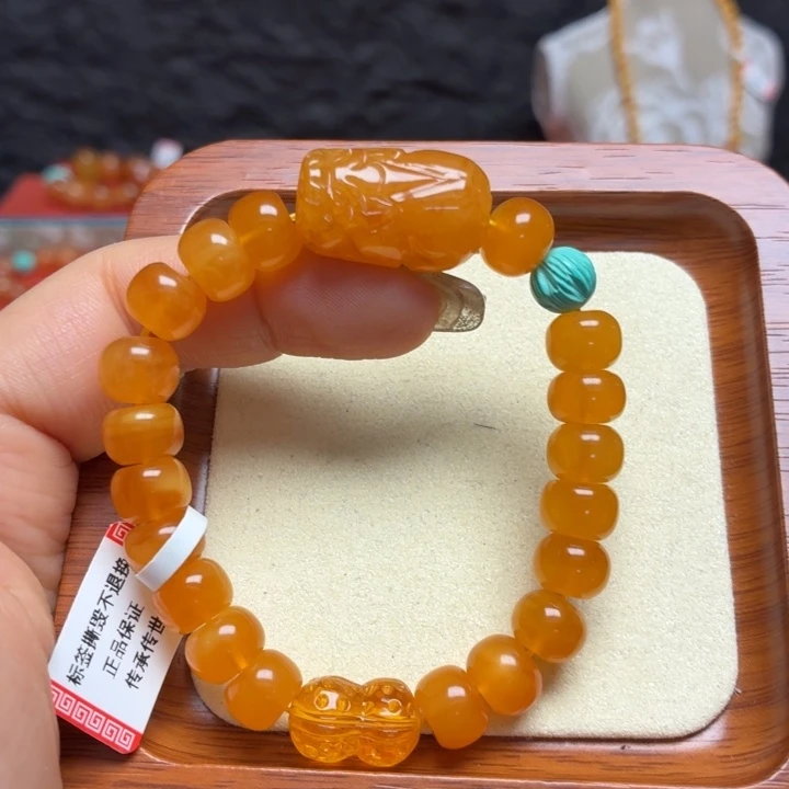 蜜蜡未镶嵌手链手串