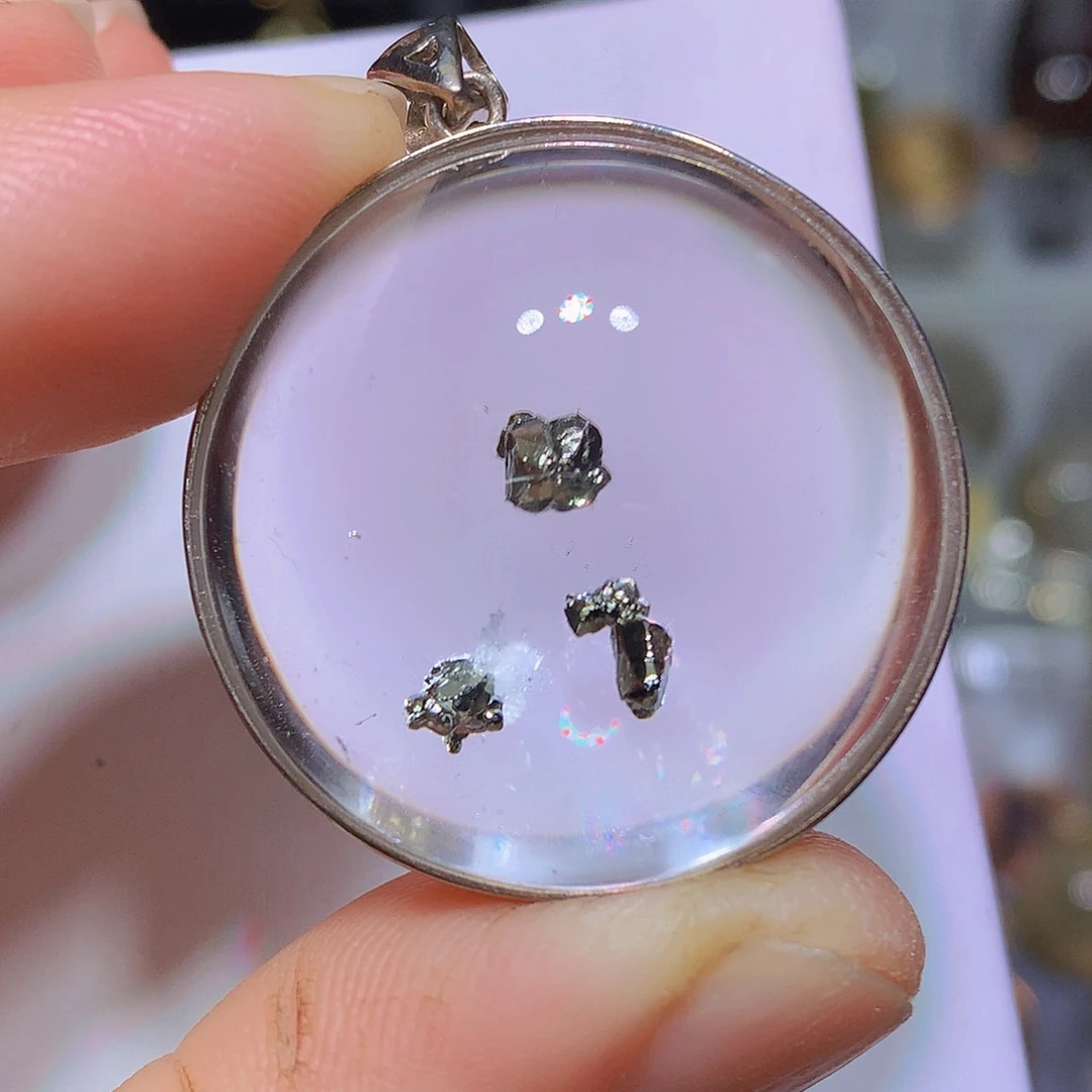 水晶珠宝半成品银S925镶嵌定制款