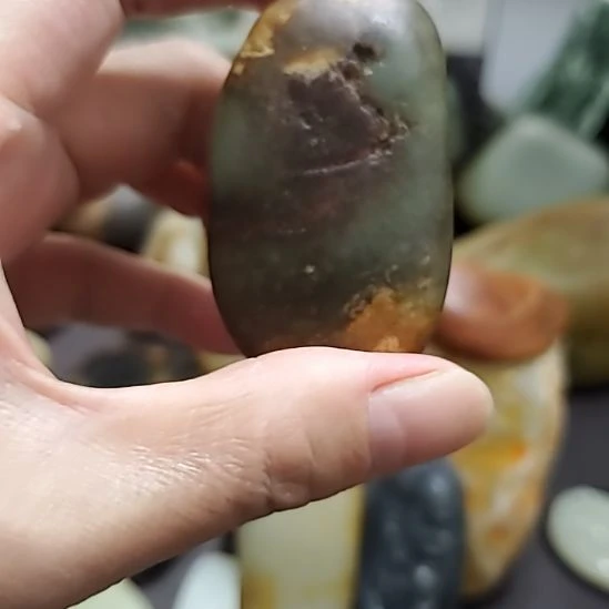 马***三和田玉（糖玉）未镶嵌挂件