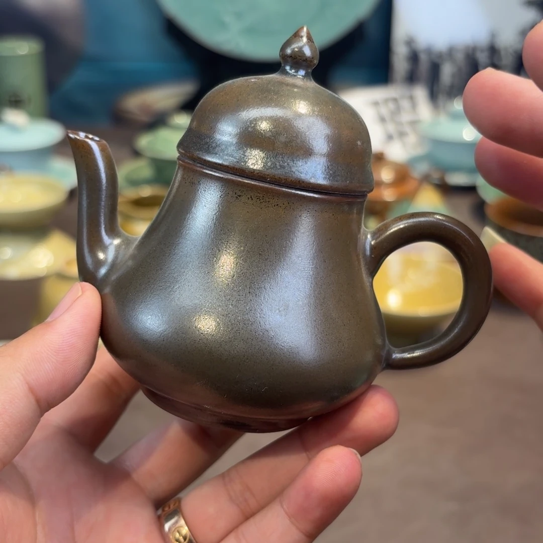 杯龙泉青瓷茶具微瑕