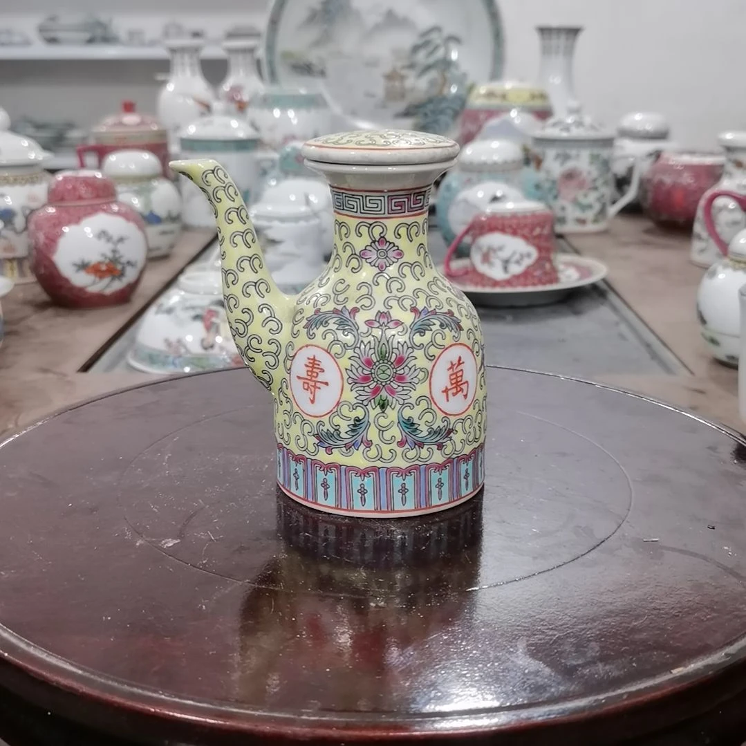 当代瓷器陶瓷工艺品雪*