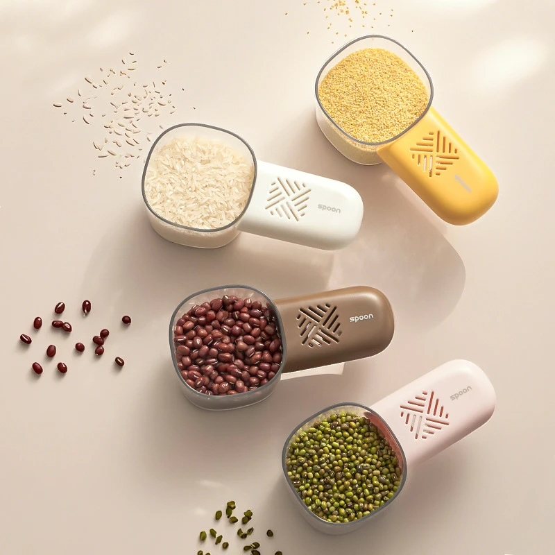 多功能舀米勺家用食品级厨房五谷杂粮勺子防虫挖面粉量米
