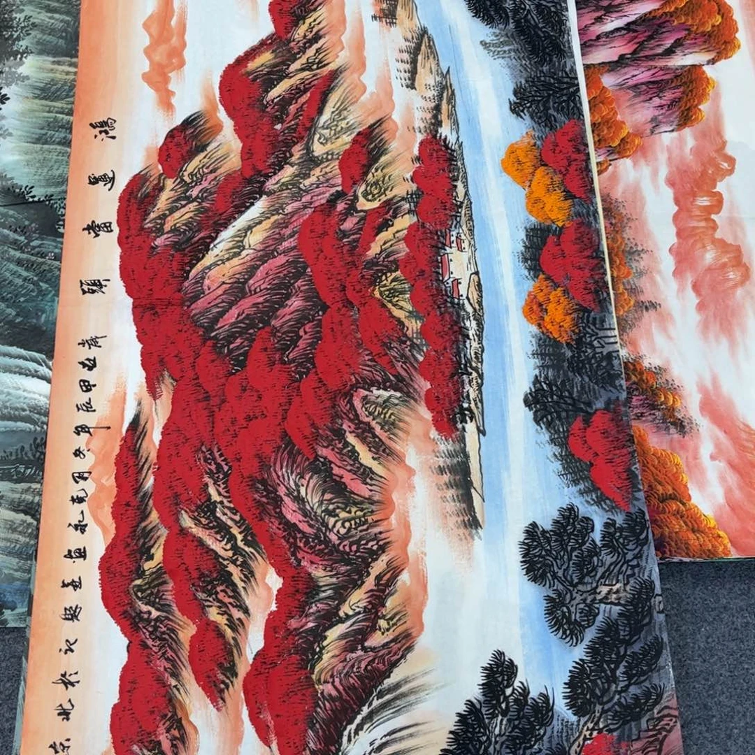 国画老师手绘作品