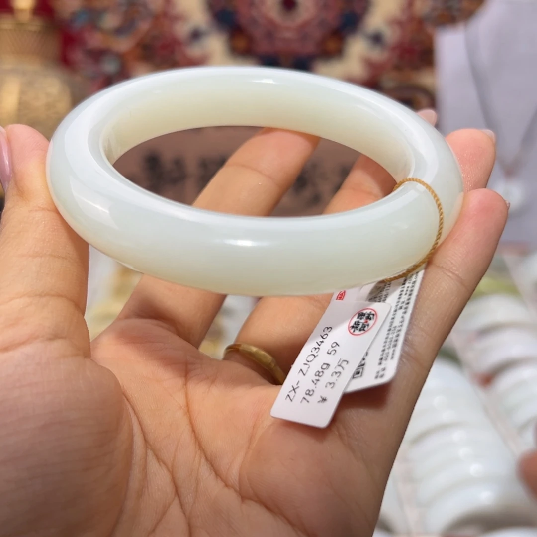 和田玉未镶嵌手镯新疆和田玉