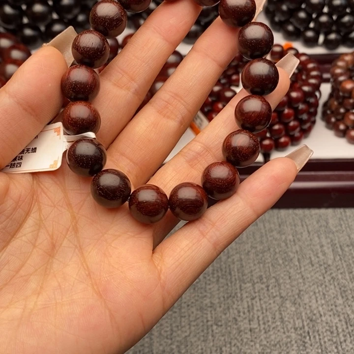 小叶紫檀手串/手链1.2原汁原味高油密老料